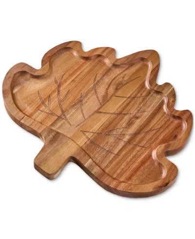 Godinger Wooden Leaf Serving Board In No Color