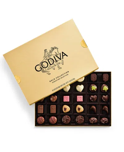 Godiva Assorted Chocolate Gold Gift Box, 60 Pieces In Multi