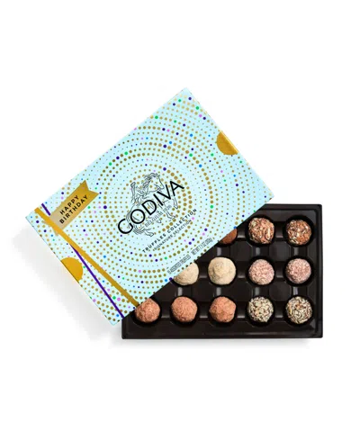 Godiva Chocolate Truffle Happy Birthday Gift Box, 15-pieces In Multi