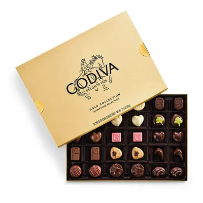 GODIVA CHOCOLATIER ASSORTED CHOCOLATE GOLD GIFT BOX, 30 PIECE