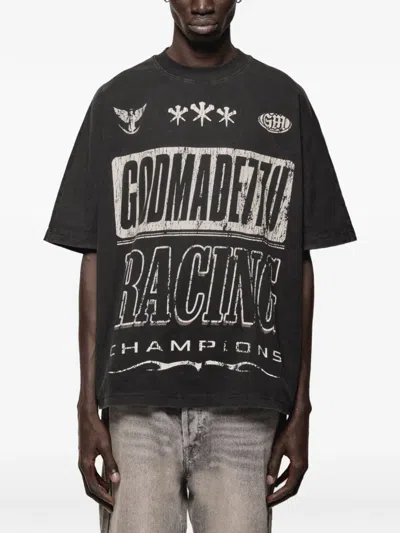 Godmade Champs Graphic-print T-shirt In Black