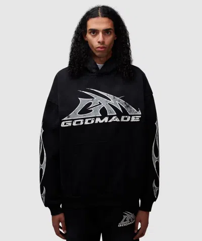 Godmade Clo Gm Logo Hoodie In Black