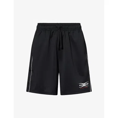Godmade Mens Finish Line Cotton Shorts Black