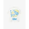 Godmade Mens Steadfast Graphic-print Cotton T-shirt White Xl