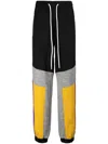 God's Masterful Children Colour-block Panelled Track Pants In Black