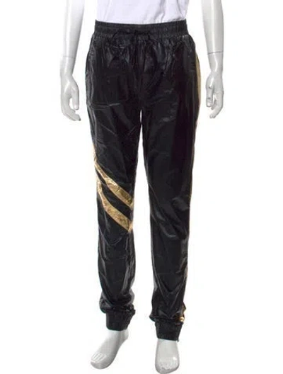 Pre-owned God's Masterful Children Graphic Print Joggers In Black