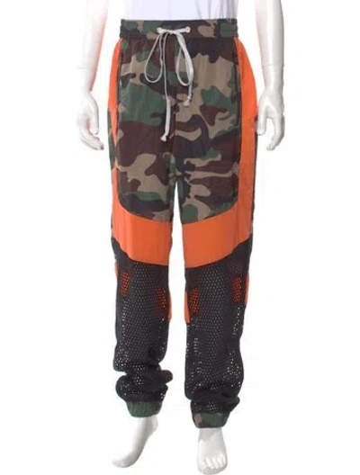 Pre-owned God's Masterful Children Patterned Joggers W/ Tags In Orange