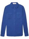 God's True Cashmere Cashmere Overshirt In Blue