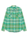 God's True Cashmere Cashmere Plaid Shirt
