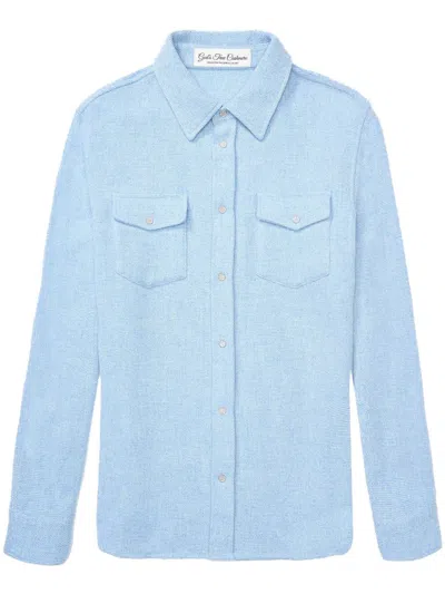 God's True Cashmere Cashmere Shirt In Blue
