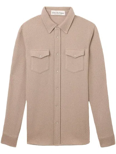 God's True Cashmere Cashmere Shirt In Neutrals