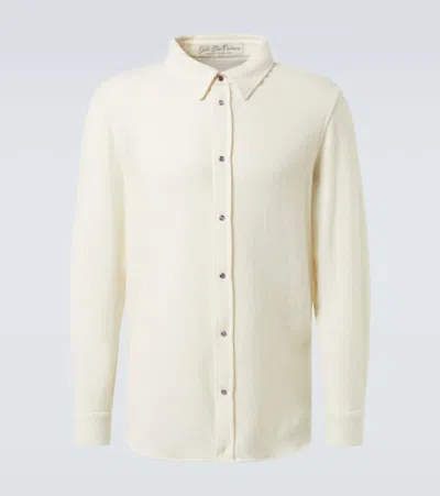 God's True Cashmere Cashmere Shirt In White