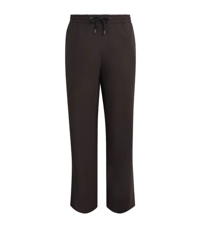 God's True Cashmere Cashmere Soul Straight Trousers In Brown