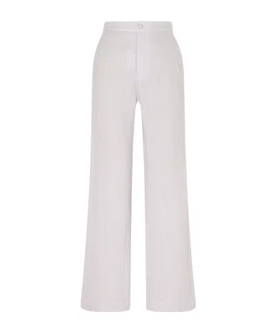 God's True Cashmere Affirmations Cashmere Wide-leg Pyjama Pants In White