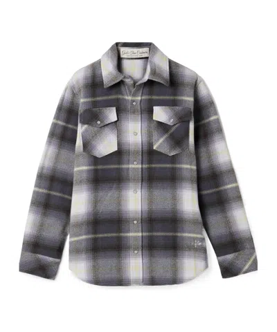 God's True Cashmere Checked Cashmere Shirt In Black