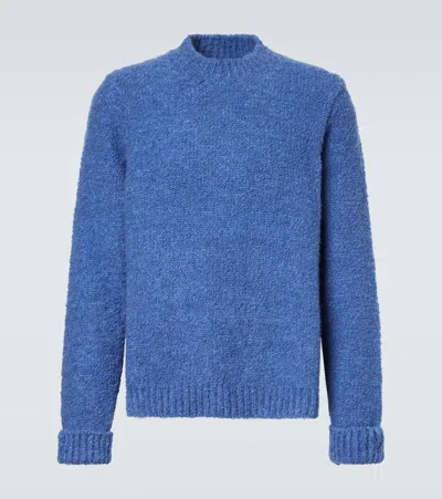 God's True Cashmere Cloud Cashmere Sweater With Lapis Lazuli In Blue