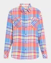 God's True Cashmere Womens Gods True Cashmere Creator Tartan Long-sleeve Cashmere Shirt