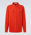 God's True Cashmere Fire Cashmere Shirt In Red