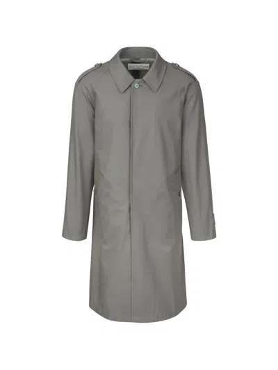 God's True Cashmere Gemstone-embellished Cashmere Coat In Gray