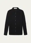 God's True Cashmere Cashmere-gauze Shirt In Blackblksun