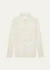 God's True Cashmere Cashmere-gauze Shirt In Neutrals