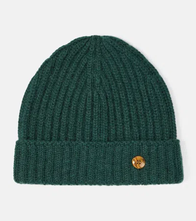 God's True Cashmere Molly Hogan Cashmere Beanie In Green