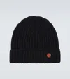 God's True Cashmere Molly Hogan Ribbed-knit Cashmere Beanie In Black