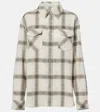 God's True Cashmere Moon Plaid Cashmere Shirt In Multicoloured