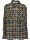 God's True Cashmere Tartan Cashmere Shirt In Blau