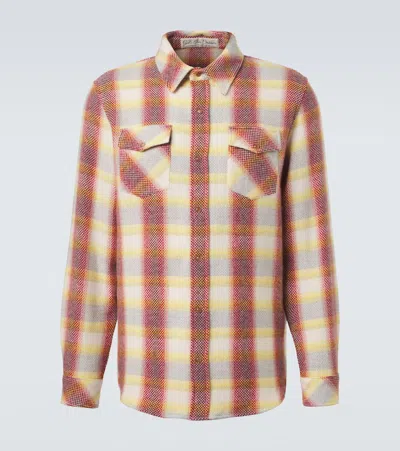 God's True Cashmere Rose Blume Cashmere Shirt With Sunstone In Multi