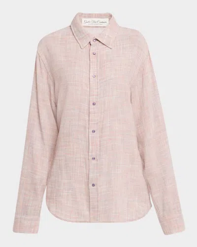 God's True Cashmere Space Dye Gauze Cashmere Shirt