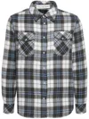 God's True Cashmere Men's Tartan Moonstone-snap Shirt In Blue