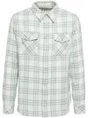 God's True Cashmere Plaid Cashmere Shirt In Green