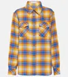 God's True Cashmere Tartan Cashmere Shirt In Multicoloured