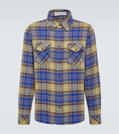 God's True Cashmere Tartan Cashmere Shirt In Multicoloured