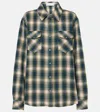 God's True Cashmere Tartan Cashmere Shirt In Multicoloured