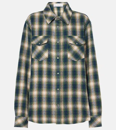 God's True Cashmere Tartan Cashmere Shirt In Multicoloured