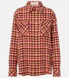 God's True Cashmere Time Plaid Cashmere Shirt In Multicoloured