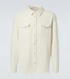 God's True Cashmere Waffle-knit Cashmere Shirt In Pink