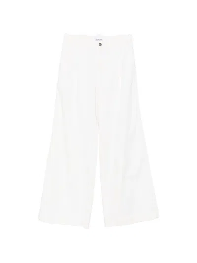 God-save-denim God Save Denim Calliope Trousers In White