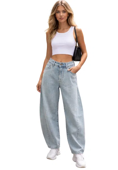 God-save-denim Women's Jeans God Save Denim A Balloon In Blue