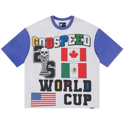 Pre-owned Godspeed 26 Gswc Vintage T-shirt 'white/blue' | Men's Size M