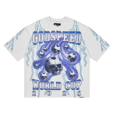 Pre-owned Godspeed 26 Gswc Voltage T-shirt 'white' | Men's Size L