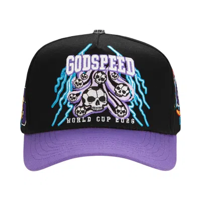 Pre-owned Godspeed 27 Gswc Voltage Hat 'black/purple' | Men's Size Onesize