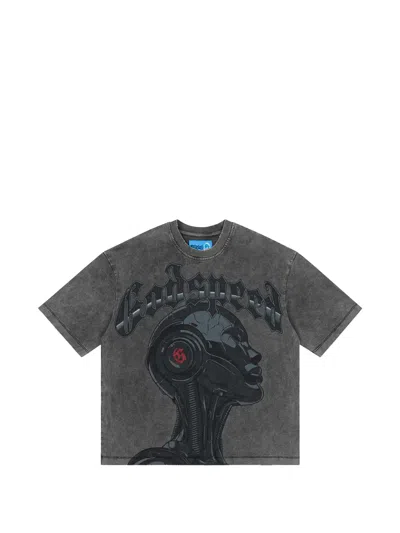 Godspeed Alexa Ng Graphic-print T-shirt In Gray