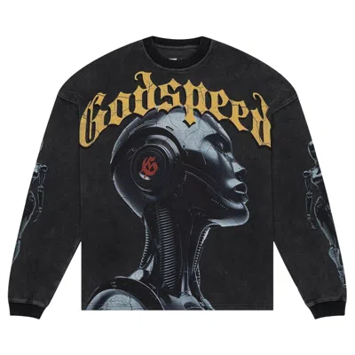 Pre-owned Godspeed Alexa Thermal Long-sleeve 'black Wash' | Men's Size Xxl