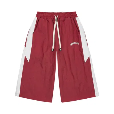 Pre-owned Godspeed Anvil 3qtr Shorts 'red' | Men's Size M