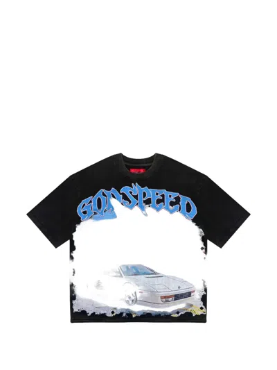 Godspeed Art Basel Rarri T-shirt In Black