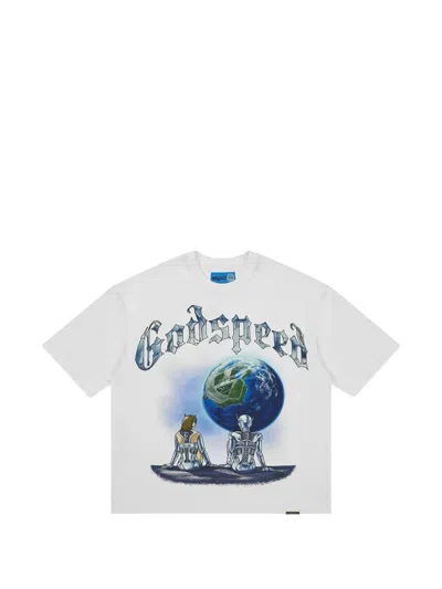 Godspeed Artificial Love Graphic-print T-shirt In White