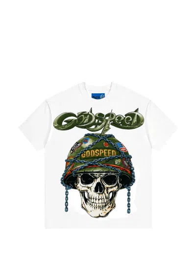 Godspeed Badges Of Honor Ii Short-sleeve T-shirt In White